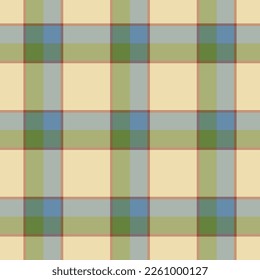 Motif harmonieux de contrôle Plaid. Texture texturée en tissu tatan
