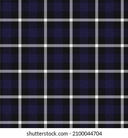 Seamless Plaid Checkered Fabric Pattern. Color base can be replaced with any color