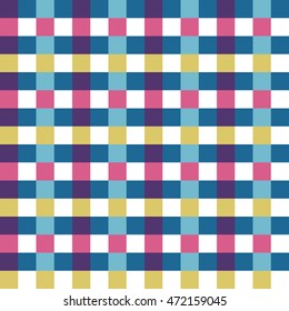 Seamless plaid color. Cloth pattern concept
