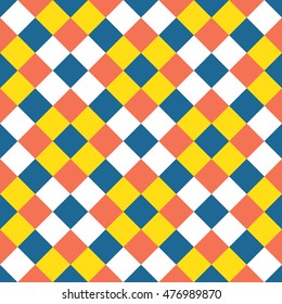 Seamless plaid color. Cloth pattern concept