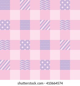 Seamless plaid color pattern