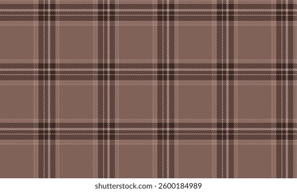 Seamless plaid, cream, brown, classic design, suitable for designing various styles of clothing such as skirts or pants, adding a touch of warmth and elegance to every look.