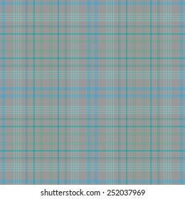 Seamless plaid fabric pattern background. Vector illustration