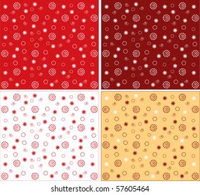 Seamless plaid fabric pattern background. Vector illustration.