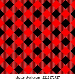 Seamless plaid fabric Red  For shirts, blankets, tablecloths, covers or other fashion items. Daily life and home textile printing