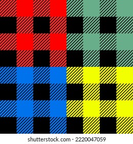 Seamless plaid fabric For shirts, blankets, tablecloths, covers or other fashion items. Daily life and home textile printing