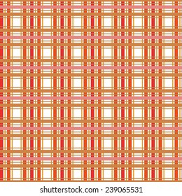 Seamless plaid material vector pattern