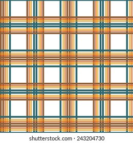 Seamless plaid material vector pattern