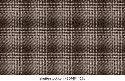 Seamless plaid pattern, beige, brown, warm, classic, for textiles, clothing, skirts, pants, casual wear, aprons, tablecloths, vector illustration.