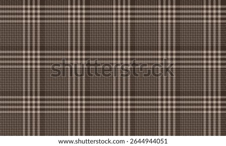 Seamless plaid pattern, beige, brown, warm, classic, for textiles, clothing, skirts, pants, casual wear, aprons, tablecloths, vector illustration.