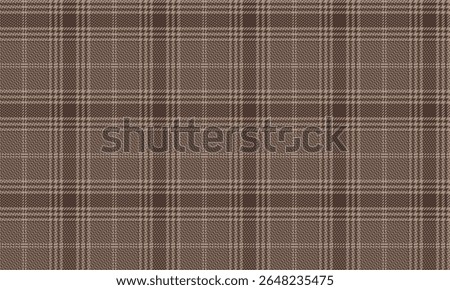 Seamless plaid pattern, beige, brown, warm, classic feel, suitable for designing clothes, skirts, pants, dresses, suits, blankets, other textiles and fashion, vector illustration.
