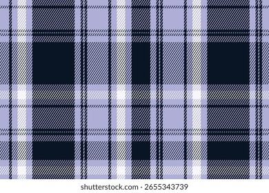 Seamless plaid pattern, blue, white, light blue, suitable for sewing clothes such as skirts and pants