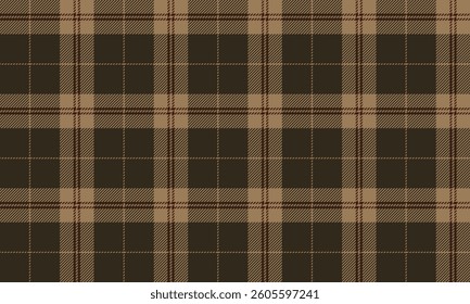 Seamless plaid pattern, brown, beige, dark red, warm and classic feel, suitable for designing clothes, skirts and pants, giving a stylish and interesting look, vector illustration.