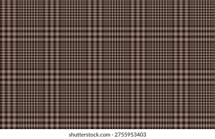Seamless plaid pattern, brown and beige colors, classic design for textiles, suitable for use in clothing, skirts, dresses, and coats, giving a warm, elegant feel and versatility to suit any style.