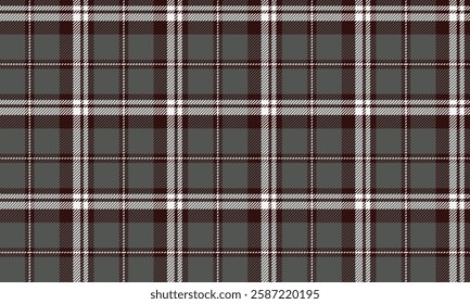 Seamless plaid pattern, brown, white, suitable for designing clothes, skirts, pants and adding a unique style to your fashion.