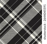 Seamless plaid pattern, Check print, suitable for designing clothes such as skirts and pants to add a chic and striking look to your outfit, vector illustration.