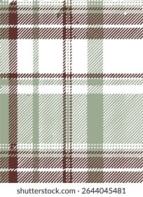 Seamless plaid pattern, Check print, suitable for designing clothes such as skirts and pants to add a chic and striking look to your outfit, vector illustration.