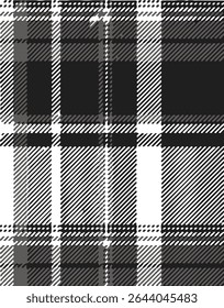 Seamless plaid pattern, Check print, suitable for designing clothes such as skirts and pants to add a chic and striking look to your outfit, vector illustration.