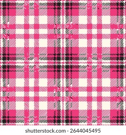 Seamless plaid pattern, Check print, suitable for designing clothes such as skirts and pants to add a chic and striking look to your outfit, vector illustration.