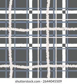 Seamless plaid pattern, Check print, suitable for designing clothes such as skirts and pants to add a chic and striking look to your outfit, vector illustration.
