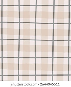 Seamless plaid pattern, Check print, suitable for designing clothes such as skirts and pants to add a chic and striking look to your outfit, vector illustration.