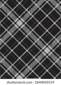Seamless plaid pattern, Check print, suitable for designing clothes such as skirts and pants to add a chic and striking look to your outfit, vector illustration.