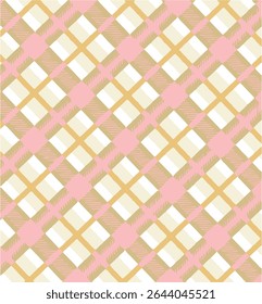 Seamless plaid pattern, Check print, suitable for designing clothes such as skirts and pants to add a chic and striking look to your outfit, vector illustration.