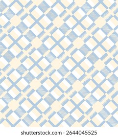 Seamless plaid pattern, Check print, suitable for designing clothes such as skirts and pants to add a chic and striking look to your outfit, vector illustration.