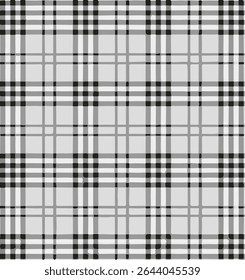Seamless plaid pattern, Check print, suitable for designing clothes such as skirts and pants to add a chic and striking look to your outfit, vector illustration.