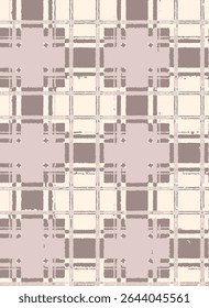Seamless plaid pattern, Check print, suitable for designing clothes such as skirts and pants to add a chic and striking look to your outfit, vector illustration.
