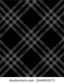 Seamless plaid pattern, Check print, suitable for designing clothes such as skirts and pants to add a chic and striking look to your outfit, vector illustration.