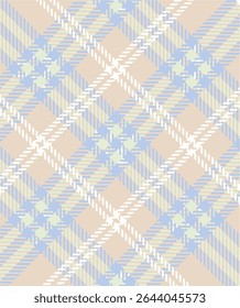 Seamless plaid pattern, Check print, suitable for designing clothes such as skirts and pants to add a chic and striking look to your outfit, vector illustration.