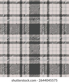Seamless plaid pattern, Check print, suitable for designing clothes such as skirts and pants to add a chic and striking look to your outfit, vector illustration.