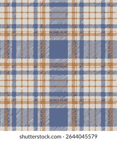 Seamless plaid pattern, Check print, suitable for designing clothes such as skirts and pants to add a chic and striking look to your outfit, vector illustration.