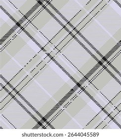 Seamless plaid pattern, Check print, suitable for designing clothes such as skirts and pants to add a chic and striking look to your outfit, vector illustration.