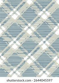 Seamless plaid pattern, Check print, suitable for designing clothes such as skirts and pants to add a chic and striking look to your outfit, vector illustration.