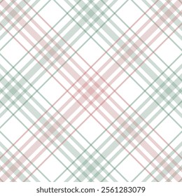 A seamless plaid pattern with a classic checkered design, perfect for textiles, fashion, and home decor projects requiring elegance and simplicity