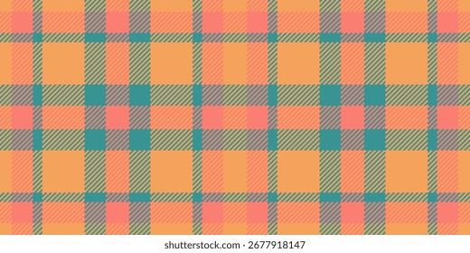 Seamless plaid pattern with colorful lines. A timeless classic, perfect for fabrics, wallpapers, backgrounds, and digital design. Versatile  stylish