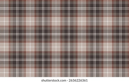 Seamless plaid pattern, cream, black, white, red, perfectly combined, creating a classic style that can be applied to clothes, skirts and pants, adding a highlight to fashion designs.
