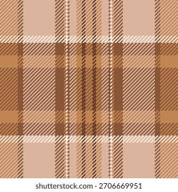 Patrón de cuadros sin fisuras en tonos terrosos. Diseño clásico de tartán ideal para textiles, fondos o maquetas de ropa. Textura textil versátil para proyectos de diseño.