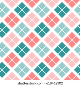Seamless plaid pattern good for Easter and Thanksgiving, the birth of a child and other family events. Endless vector texture for wallpaper, wrapping paper, background, surface texture, pattern fill