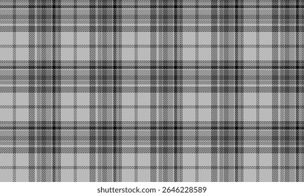 Seamless plaid pattern, gray, black, simple and elegant, modern, suitable for designing clothes, skirts and pants in a minimalist or classic style.