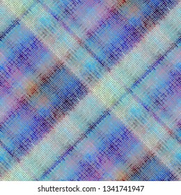 Seamless plaid pattern. Imitation of a texture of rough canvas. Vector image.