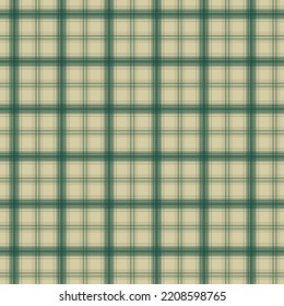 Patrón sin manchas en caqui y rayas verdes. Impresión de textura de tela de corte. Ilustración plana vectorial. Impresionante estampado de rayas verdes y caqui. Textura de tela de corte 