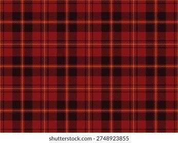Seamless plaid pattern, luxury bold red gold chequered tartan plaid pattern background for textile clothing