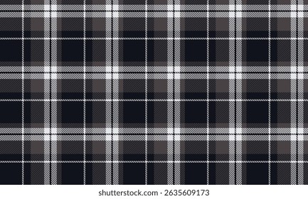 Seamless plaid pattern, navy, brown, white for textiles and clothing such as skirts, pants, casual wear or aprons, adding dimension and style to every look.