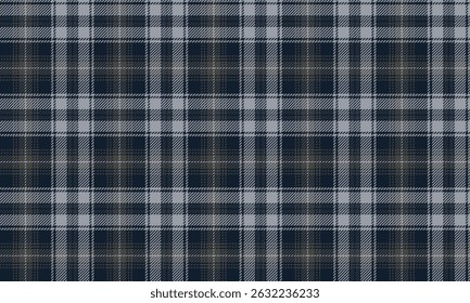 Seamless plaid pattern, navy, gray, brown, classic and elegant feel, suitable for designing clothes, pants and skirts, adding style and distinctiveness to your fashion.