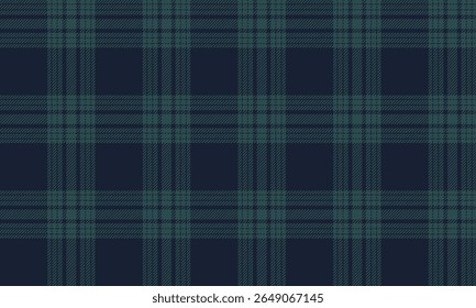 Seamless plaid pattern, navy, green, suitable for designing clothes, skirts, pants, dresses, shirts, blankets, giving a classic and stylish look, vector illustration.