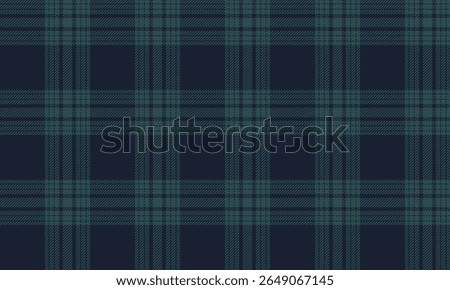 Seamless plaid pattern, navy, green, suitable for designing clothes, skirts, pants, dresses, shirts, blankets, giving a classic and stylish look, vector illustration.