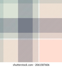 Seamless plaid pattern in pink, dusty green, grey and taupe.